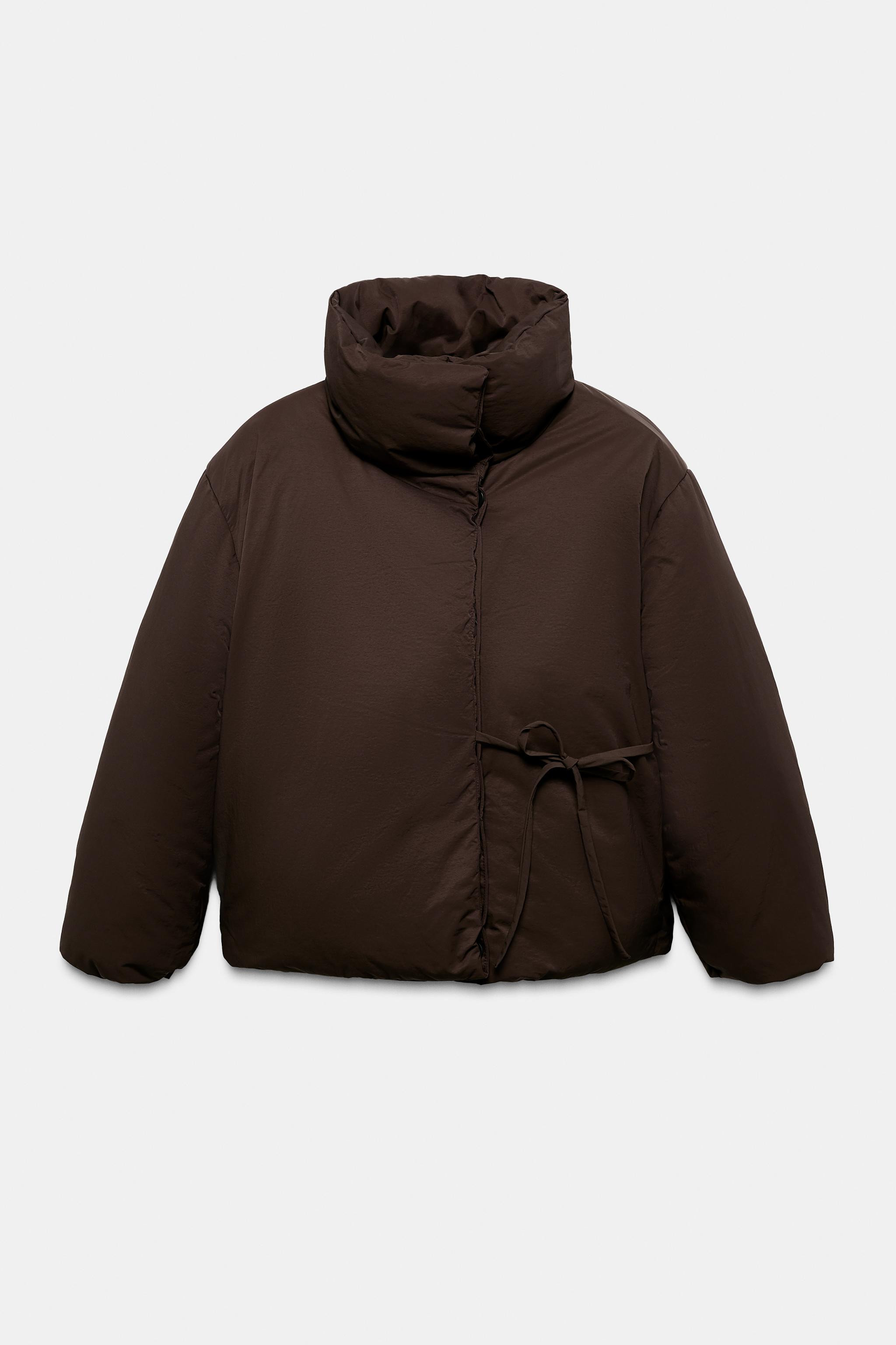 SHORT QUILTED ANORAK WITH WATER AND WIND PROTECTION | Zara US
