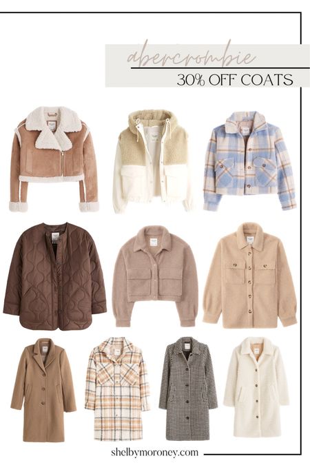 Abercrombie coat and jacket sale! 

#LTKsalealert #LTKunder100 #LTKSeasonal