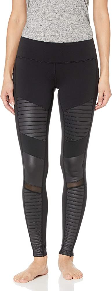 Amazon.com: Alo Yoga Women's Moto Legging Pants, -black/black glossy, L : Sports & Outdoors | Amazon (US)
