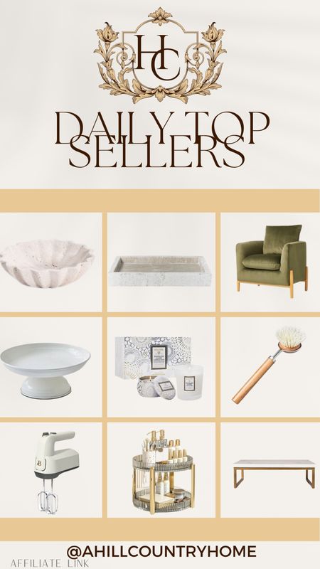 Daily top sellers!

Follow me @ahillcountryhome for daily shopping trips and styling tips!

Seasonal, Home,Summer

#LTKhome #LTKFind #LTKSeasonal