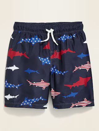 Americana-Print Swim Trunks for Toddler Boys | Old Navy (US)