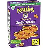 Annie's Cheddar Bunnies Baked Snack Crackers 7.5 Oz. Box | Amazon (US)
