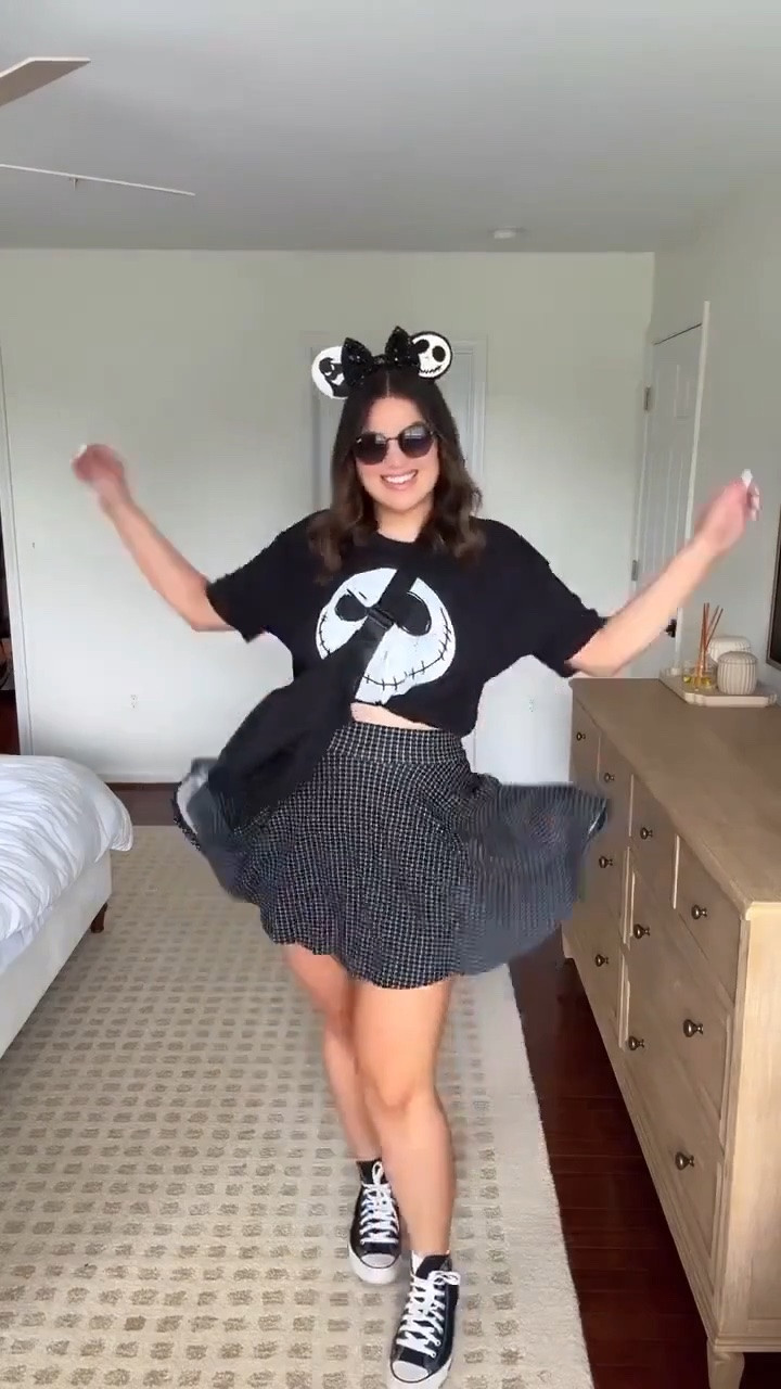 Midsize Halloween Disney outfit! 
Bralette / skort / tee - XL 

#founditonamazon #womensstyle #disneystyle Disney outfit idea, 
#halloweenstyle #nightmarebeforechristmas

#LTKgrwm #LTKMidsize #LTKSeasonal