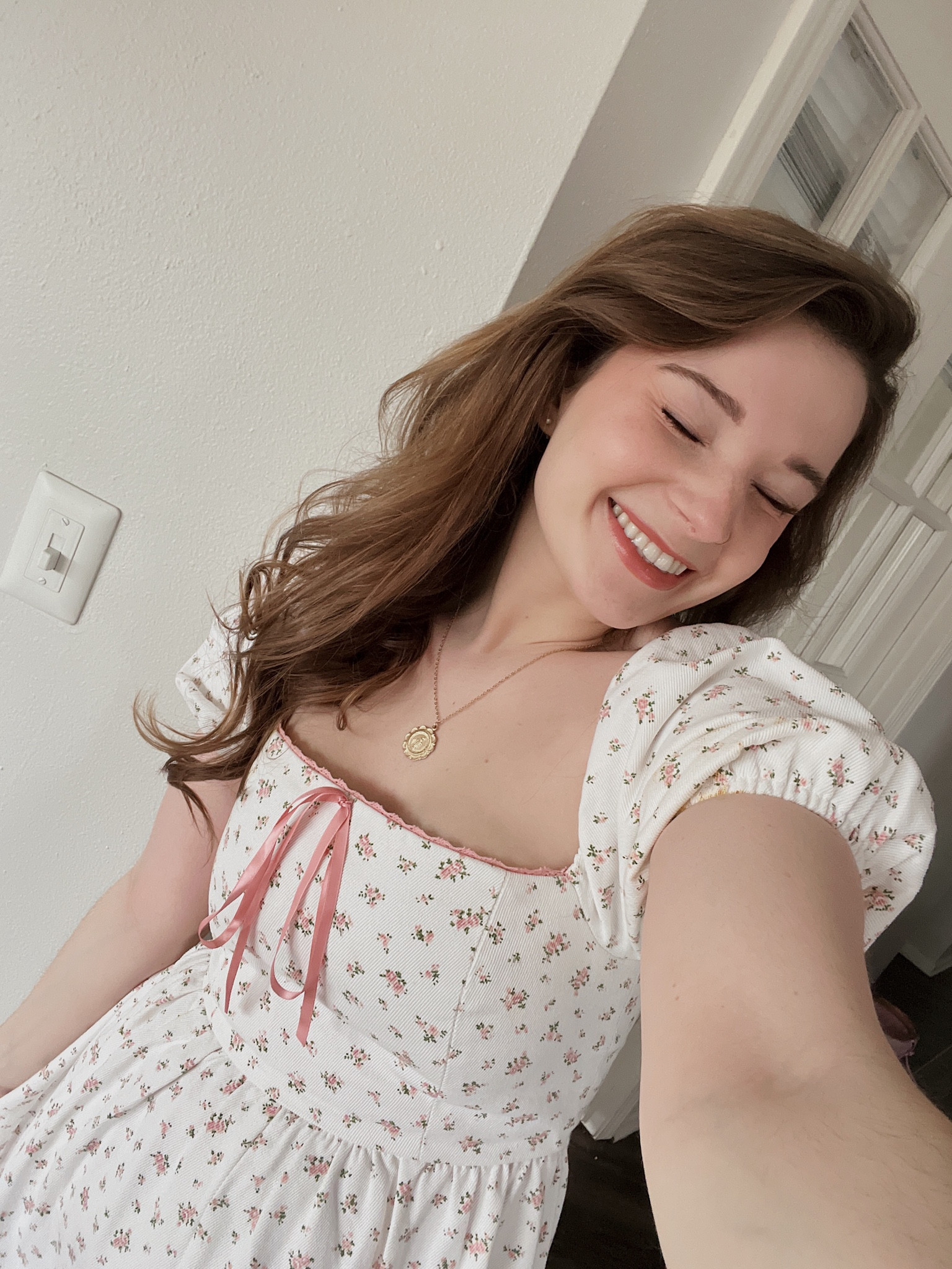 The sweetest spring dress 🎀🌷🤍