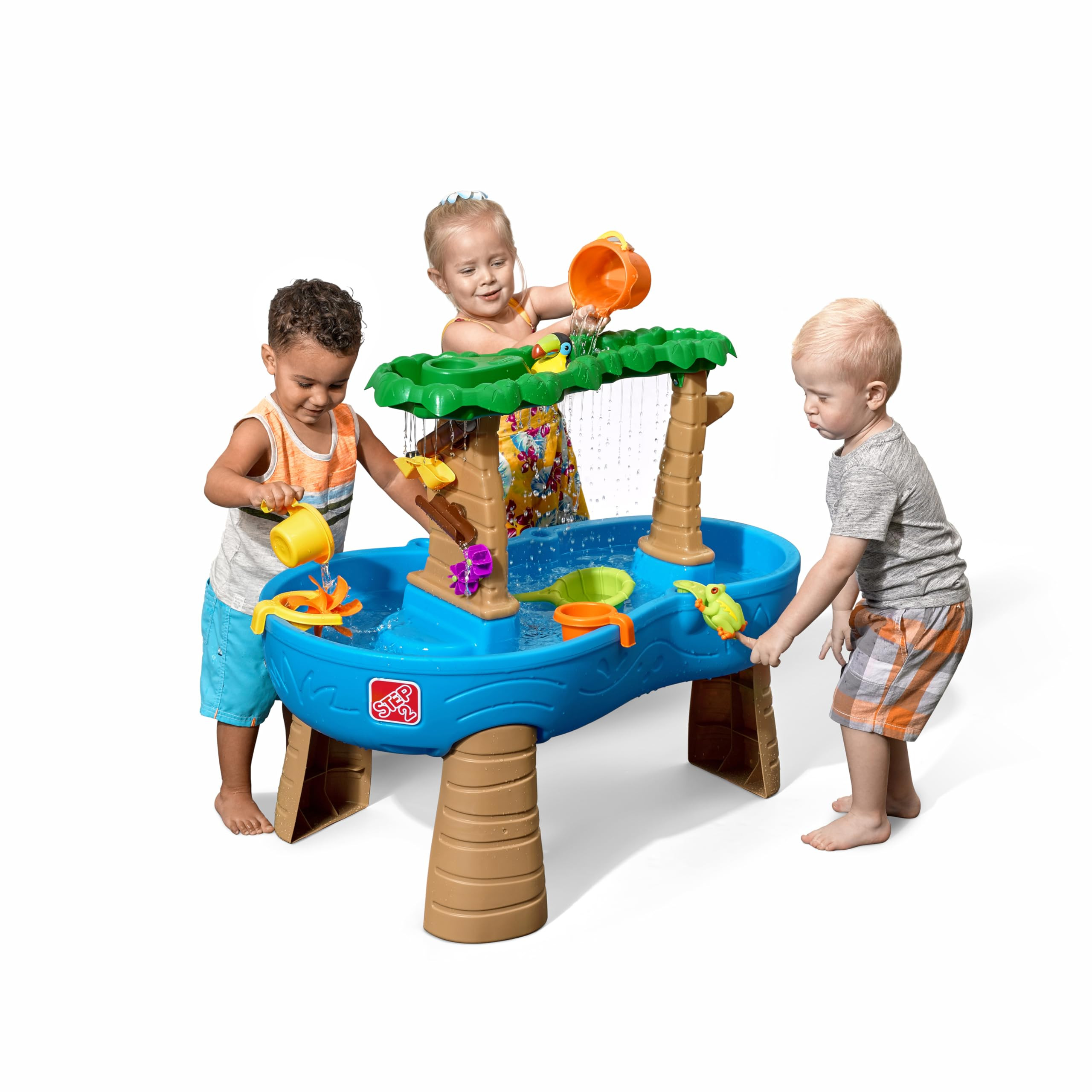 Step2 Tropical Rainforest Water Table, Kids Water and Sand Activity Sensory Playset, Summer Outdo... | Amazon (US)