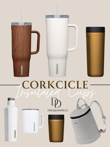 We absolutely love our Corkcicle insulated tumblers. We have them filled with ice water at all times and it stays chilled all day long. My favorite feature is the non-slip silicone bottom that is silent when you sit it down on a tabletop. 

#LTKFindsUnder50 #LTKHome #LTKTravel