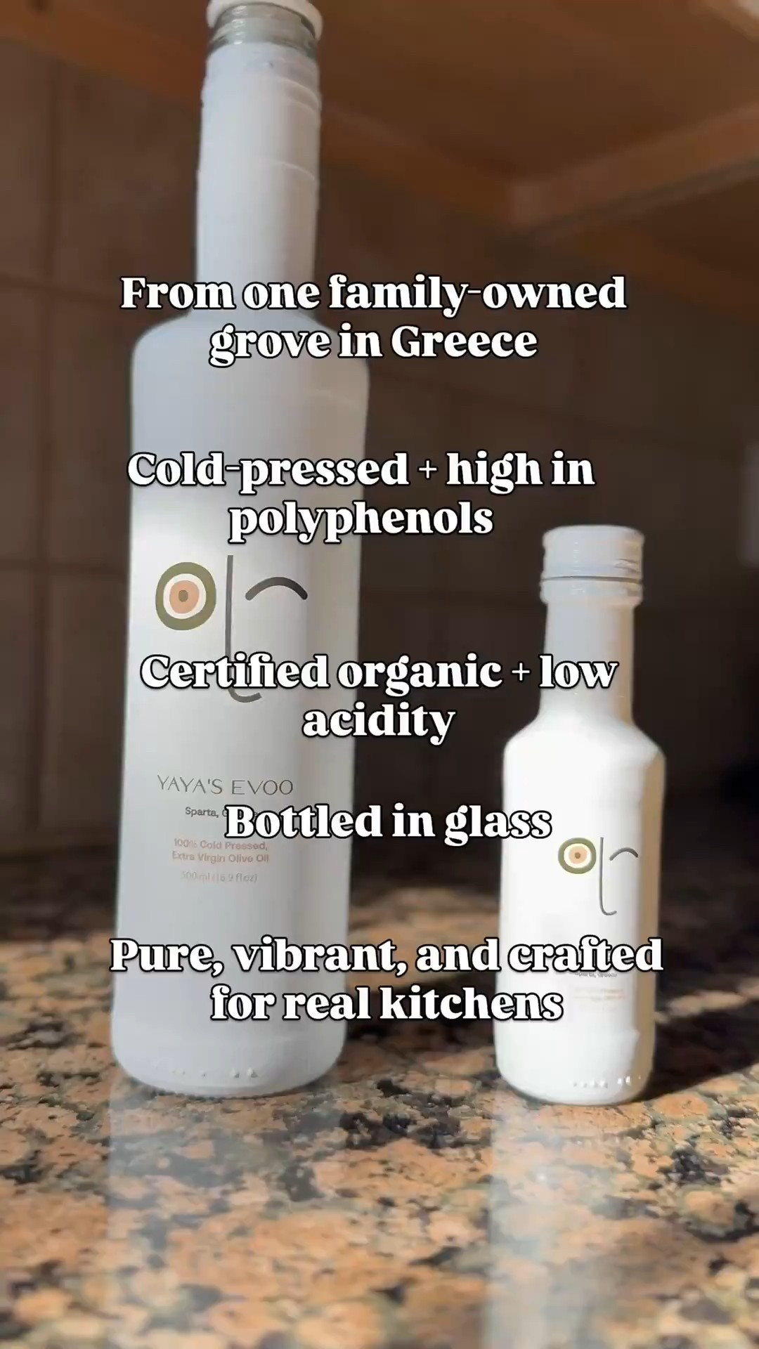 Once you taste Yaya’s EVOO, there’s no going back 🫒✨
Cold-pressed, rich, and buttery — we drizzle it on literally everything from salads to sourdough. My kids even dip their bread straight into it like it’s a treat.
It’s small-batch, pure, and makes every meal taste special.

#YayasEVOO #ExtraVirginOliveOil #LTKKitchen #LTKPantry #HealthyCooking #KitchenFavorites #SmallBatchOliveOil #MediterraneanCooking #HomeCookingLove #LTKFoodie #CookingWithLove #LTKFinds #PantryStaples #CleanEating #OliveOilLovers

#LTKFindsUnder100 #LTKActive #LTKHome