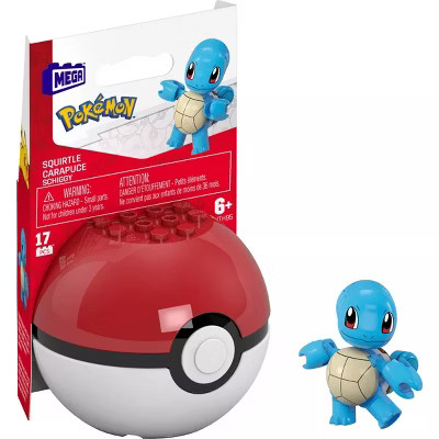 MEGA Construx Pokémon Evergreen Poké Ball Buildable Figures – Squirtle, Pikachu, Charmander, ... | Target