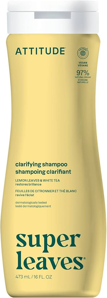 ATTITUDE Clarifying Hair Shampoo, EWG Verified, Restores Shine, Naturally Derived Ingredients, Ve... | Amazon (US)