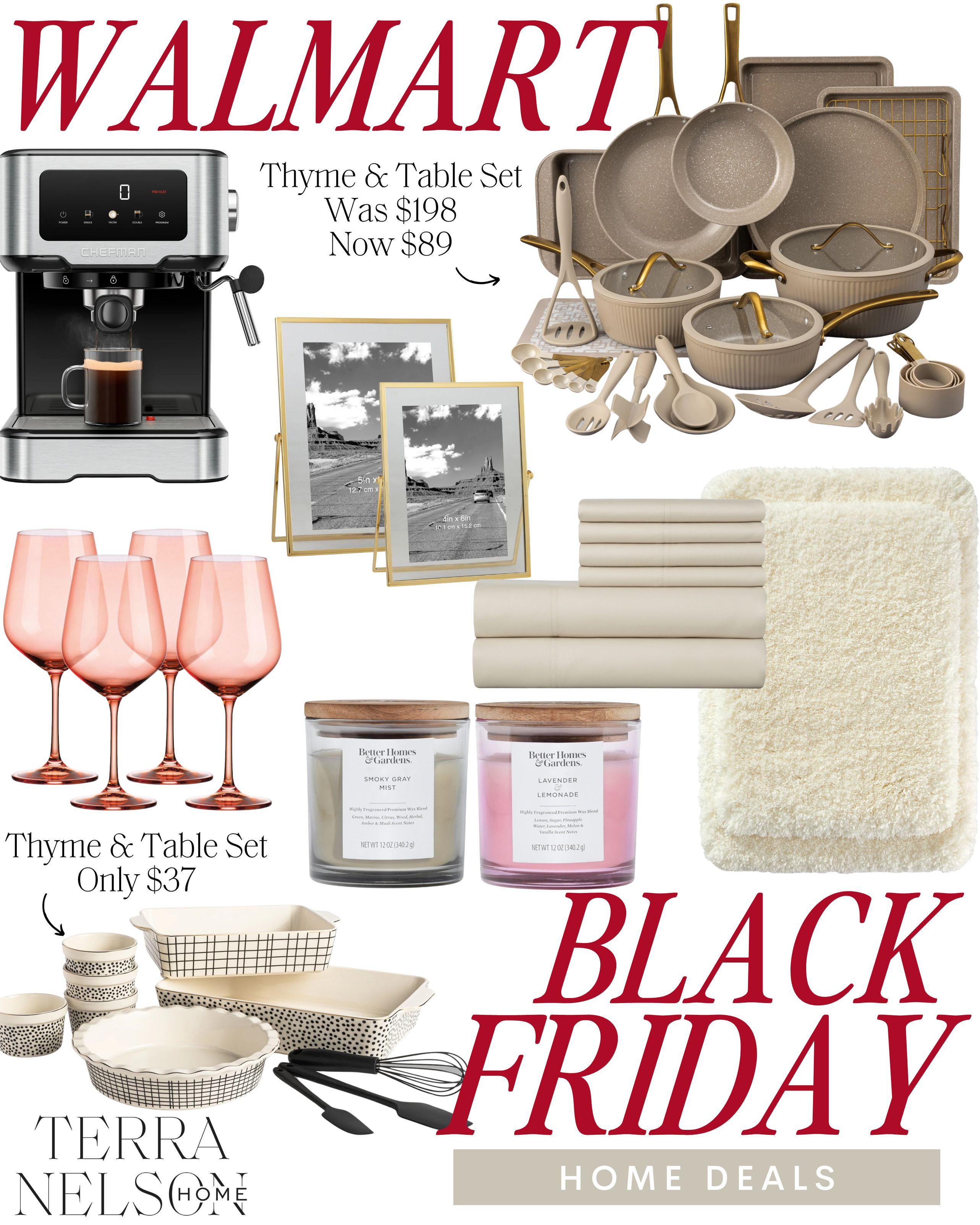 Walmart Black Friday Deals / Walmart Sale / Walmart Black Friday Sale / BHG Sale / Thyme and Table Sale / Cookware / Gifts for Home / Gifts for Home / Gifts for Kitchen / Bedding and Bath Deals / Espresso Machine /  

 #LTKCyberWeek #LTKHoliday #LTKSaleAlert