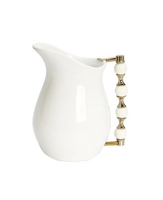 Pitcher with Beaded Handle, 7" x 8" | Macys (US)
