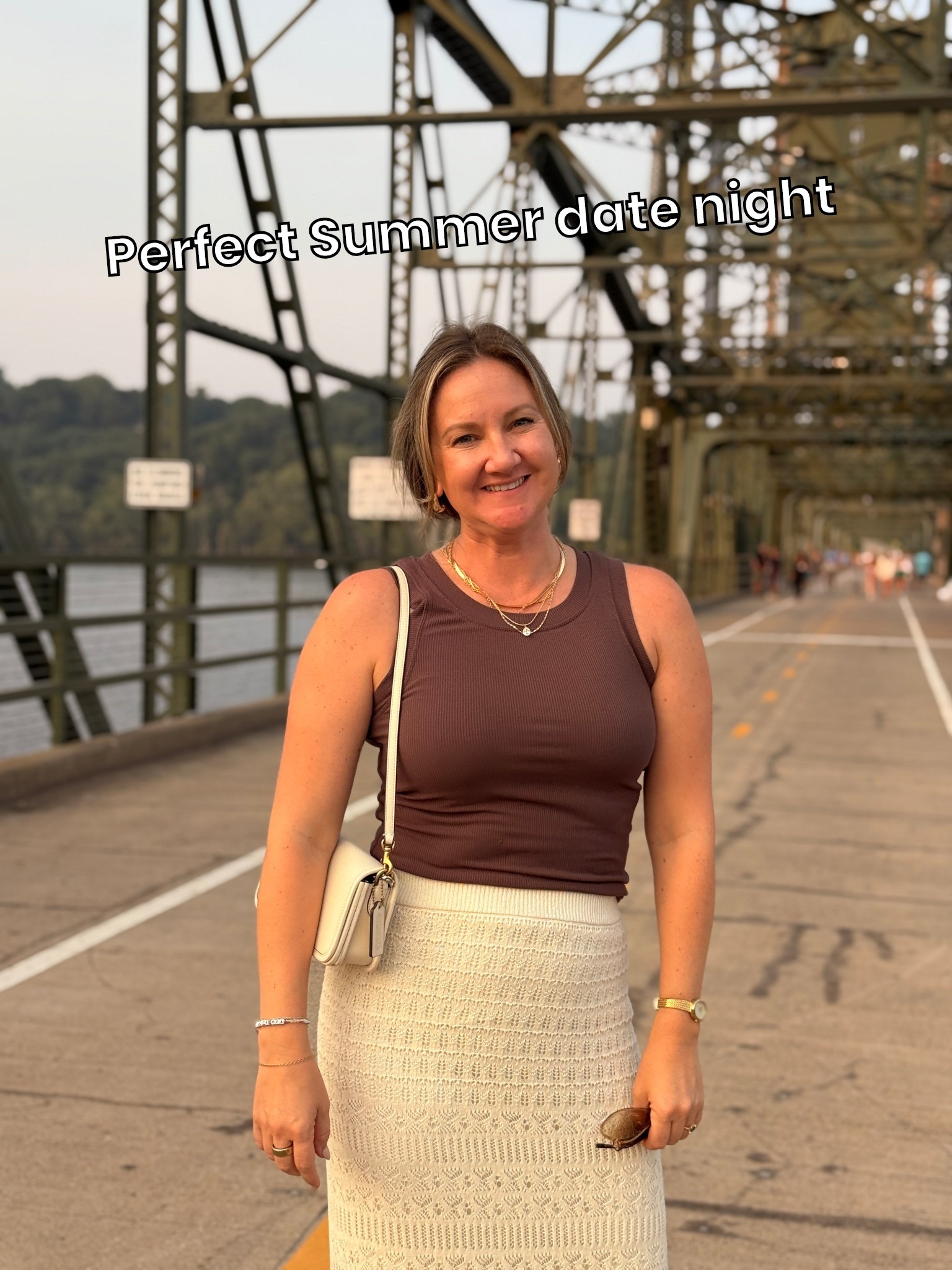 Summer date night in soft neutrals. Soft cream classic trending purse! 

#LTKItBag #LTKOver40 #LTKSeasonal