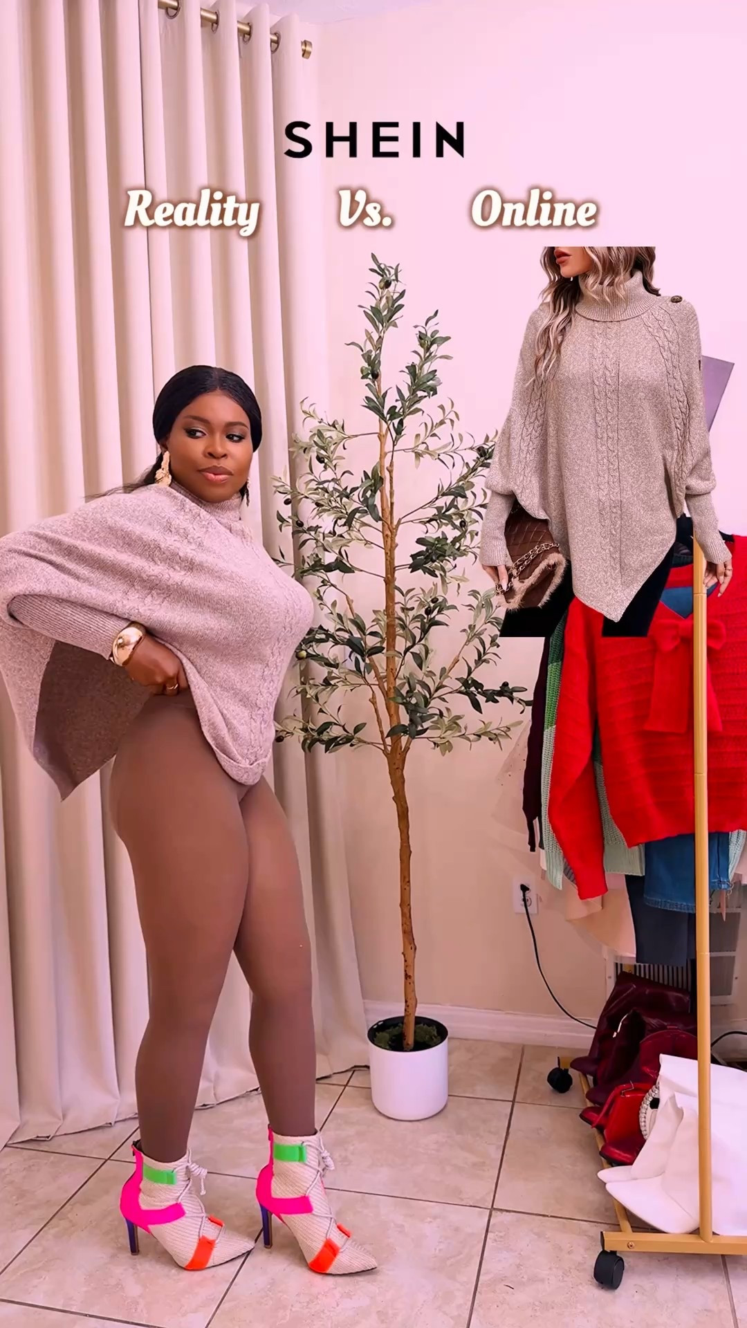 SHEIN Online vs Reality 👀 Did These Winter Sweaters Pass the Test? ❄️🧥 

#OnlineVsReality #SHEINWinterDeals #SHEINsaveinstyle #WinterOutfitInspo #RealLifeTryOn

#LTKgrwm #LTKootd #LTKSeasonal