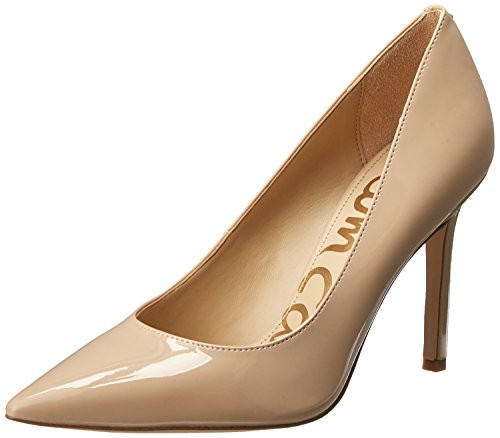 Sam Edelman Women's Hazel Dress Pump, Nude Linen Patent, 8.5 M US | Amazon (US)