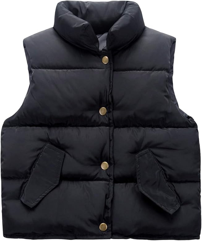 Evelin LEE Baby Boys Girls Stand Collar Down Vest Winter Warm Lightweight Sleeveless Puffer Jacke... | Amazon (US)