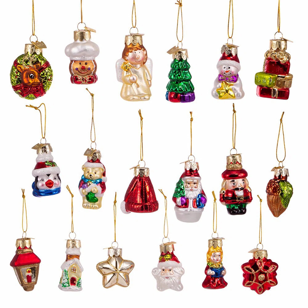 Mini Christmas Shape 18 Piece Hanging Figurine Ornament Set | Wayfair North America