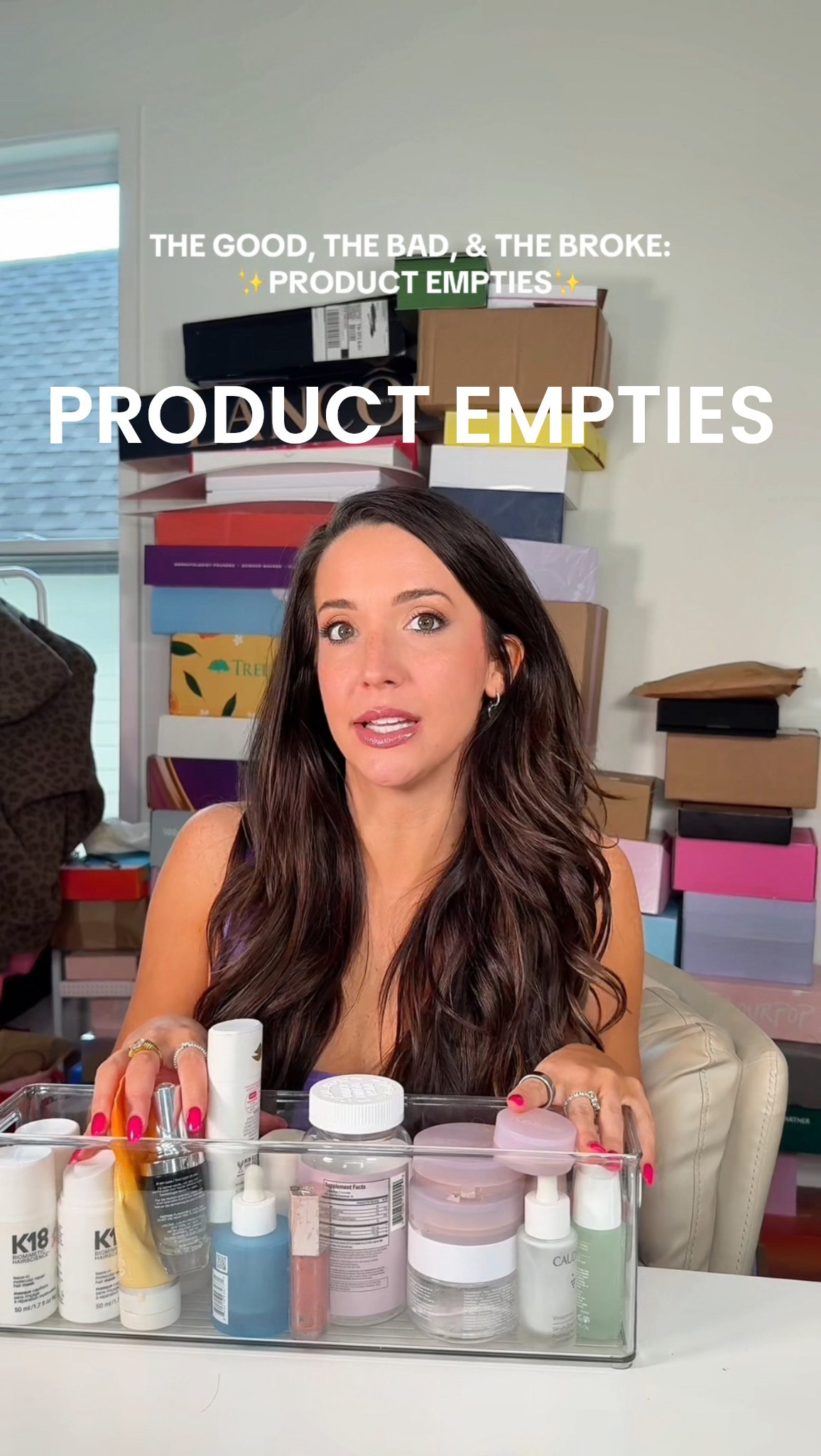 TikTok PRODUCT EMPTIES HAUL