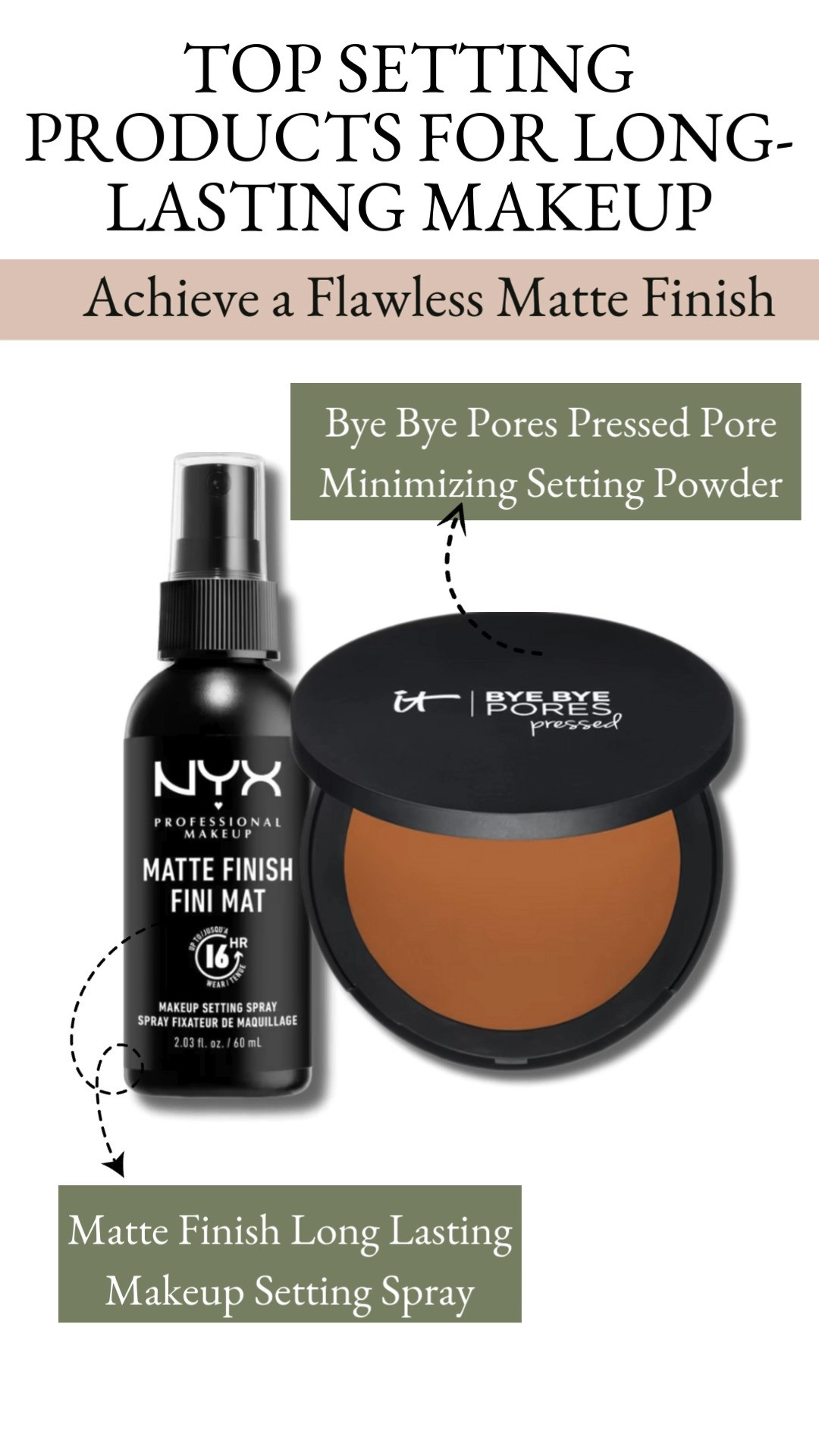 I swear by these setting essentials for a makeup look that truly lasts!  The matte-finish, vegan setting spray keeps everything in place, while the Bye Bye Pores powder gives that smooth, shine-free finish. No touch-ups needed—just all-day confidence! 

 #LTKGiftGuide #LTKBeauty