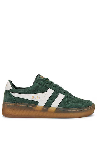 Gola Grandslam Suede Sneaker in Green. - size 6.5 | Revolve Clothing (Global)