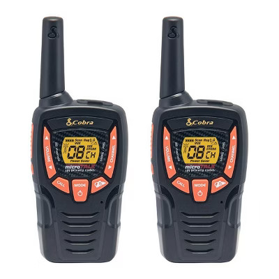 Cobra 25-Mile Walkie Talkies 2 Pk (ACXT345) | Target