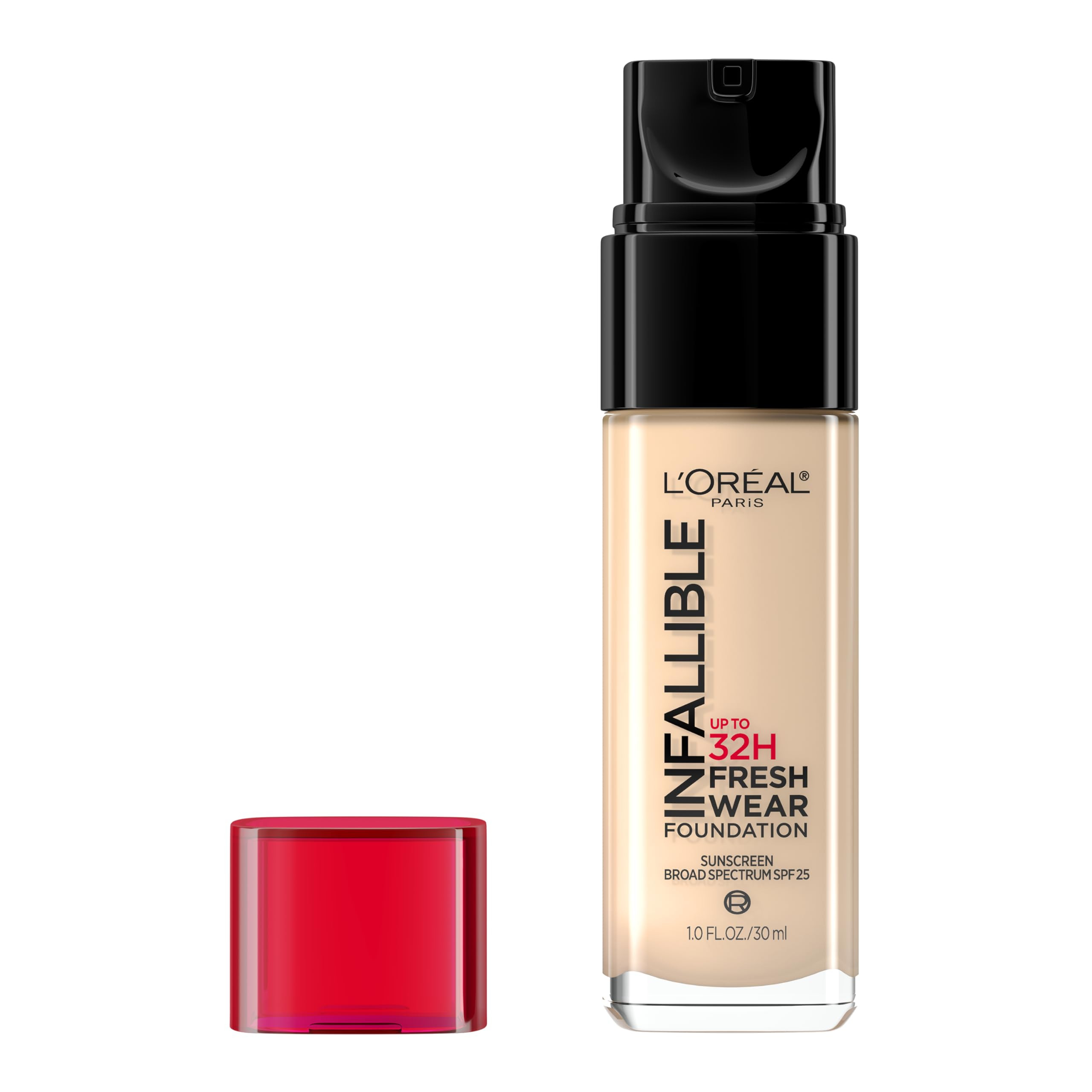 L'Oreal Paris Makeup Infallible Up to 32 Hour Fresh Wear Lightweight Foundation, 411 Beige Ivory,... | Amazon (US)