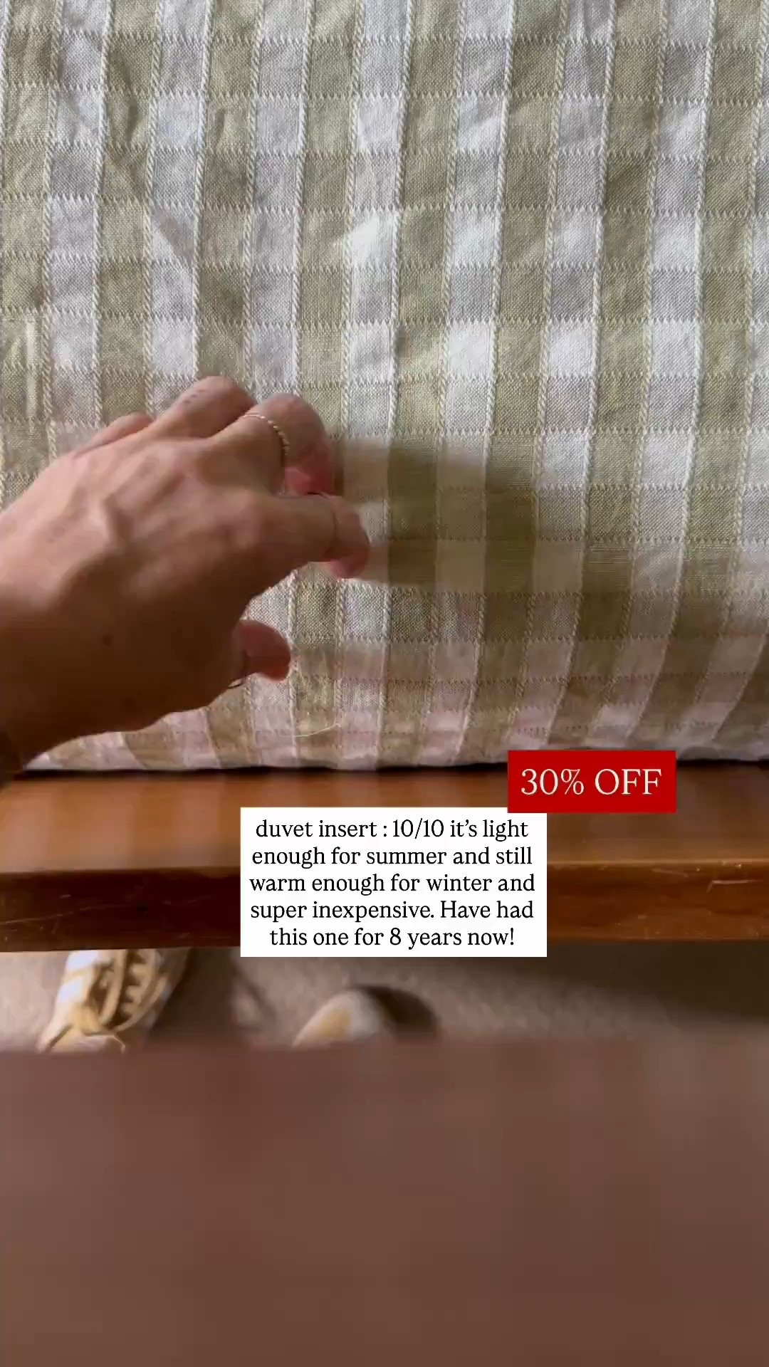 Duvet insert : 10/10 it’s light enough for summer and still warm enough for winter and super inexpensive. Have had this one for 8 years now. 30% off for prime day! Comes in every bed size  

Follow my LTK @kourtnileigh on the @shop.LTK app to view this post and get my exclusive app-only content!

#liketkit #LTKFindsUnder50 #LTKSaleAlert #LTKHome
@shop.ltk
https://liketk.it/5izI9

#LTKFindsUnder100 #LTKHome #LTKSaleAlert