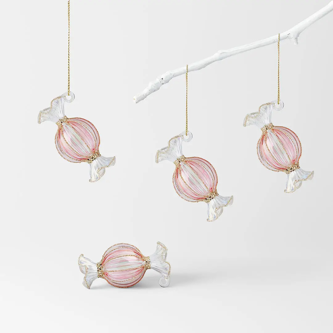 Glass Candy Decoration Set Of 4 | Bed Bath N' Table