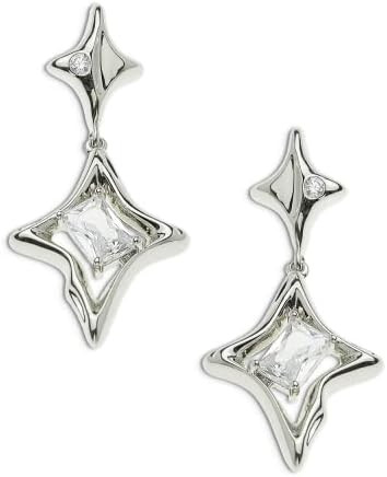 Sonateomber Star Drop Dangle Earrings for Women Trendy Unique Sparkly Rhinestone Stud Fashion Jew... | Amazon (US)