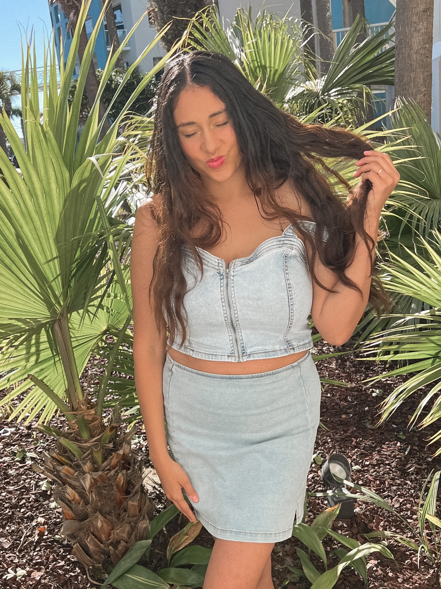 Target Jean crop top and mini skirt 🦋


Must have outfit ootd vacation style beach spring summer matching set simple street wear 

#LTKunder50 #LTKFind #LTKstyletip