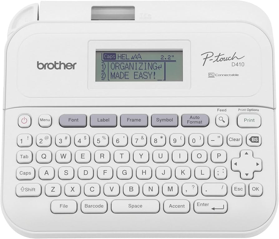 Brother P-Touch PT-D410 Home / Office Advanced Label Maker | Connect via USB to Create and Print ... | Amazon (US)