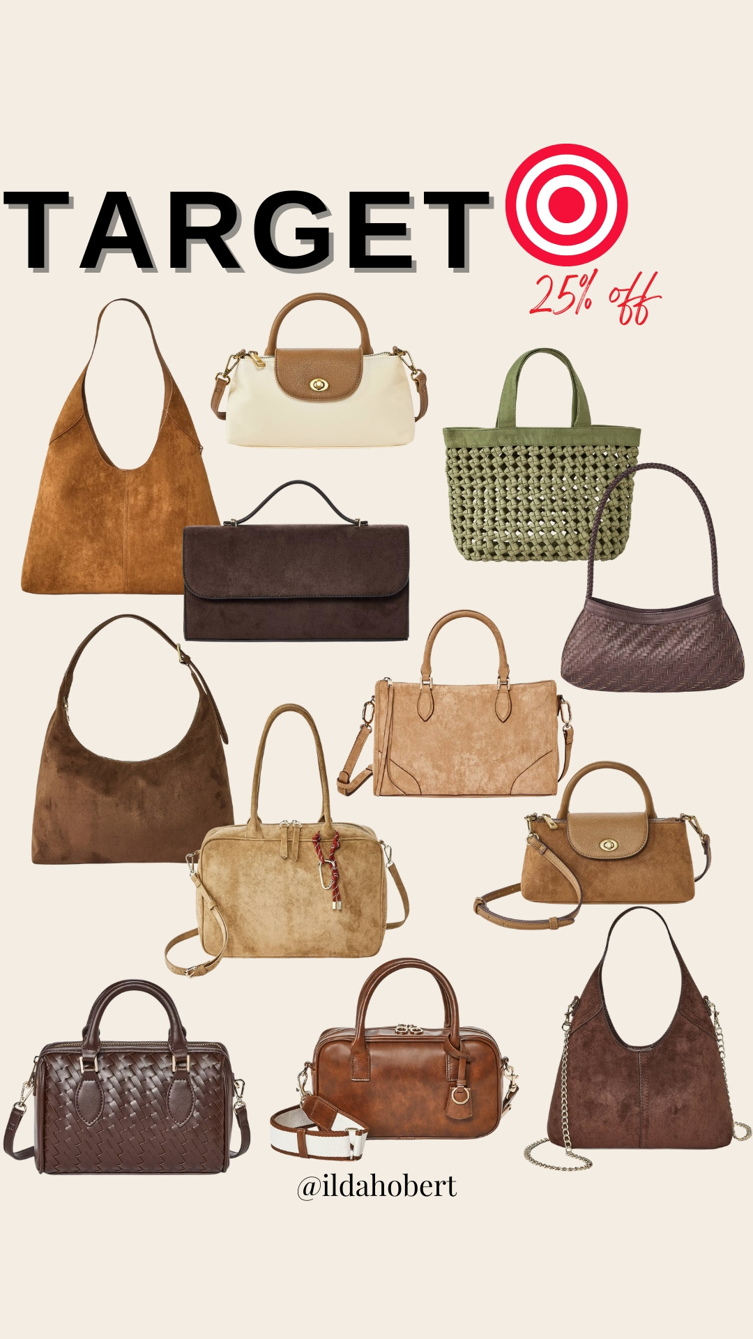 So many cute handbags for fall, and they’re all 25% off! 🤎

purse, fall fashion, fall outfit, handbag, @target 

 #LTKootd #LTKSeasonal #LTKSaleAlert