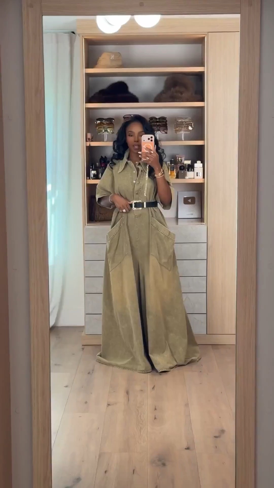 UTILITY, BUT MAKE IT CHIC 🤎

This olive utility jumpsuit is SUCH a statement. The belted waist and dramatic wide-leg fit give it that effortless, expensive-looking feel—perfect for brunch, dinner, date night or a stylish fall event.

olive jumpsuit • utility jumpsuit • wide leg jumpsuit • belted jumpsuit • khaki jumpsuit • fall jumpsuit outfit • elevated fall outfit • chic one piece outfit • wide leg pants outfit • fall brunch outfit • date night outfit • dinner outfit • neutral fall fashion • sophisticated casual outfit • women’s fall fashion • petite fall style • statement outfit • effortless chic outfit • fall fashion 2026

Wearing: Size Small | 5’4” | 140 lbs | 34D-27-40

Download the FREE LTK app & follow me (@kirasfashionfinds) to shop all my daily finds.

#LTKPetite #LTKStyle #LTKSeasonal
