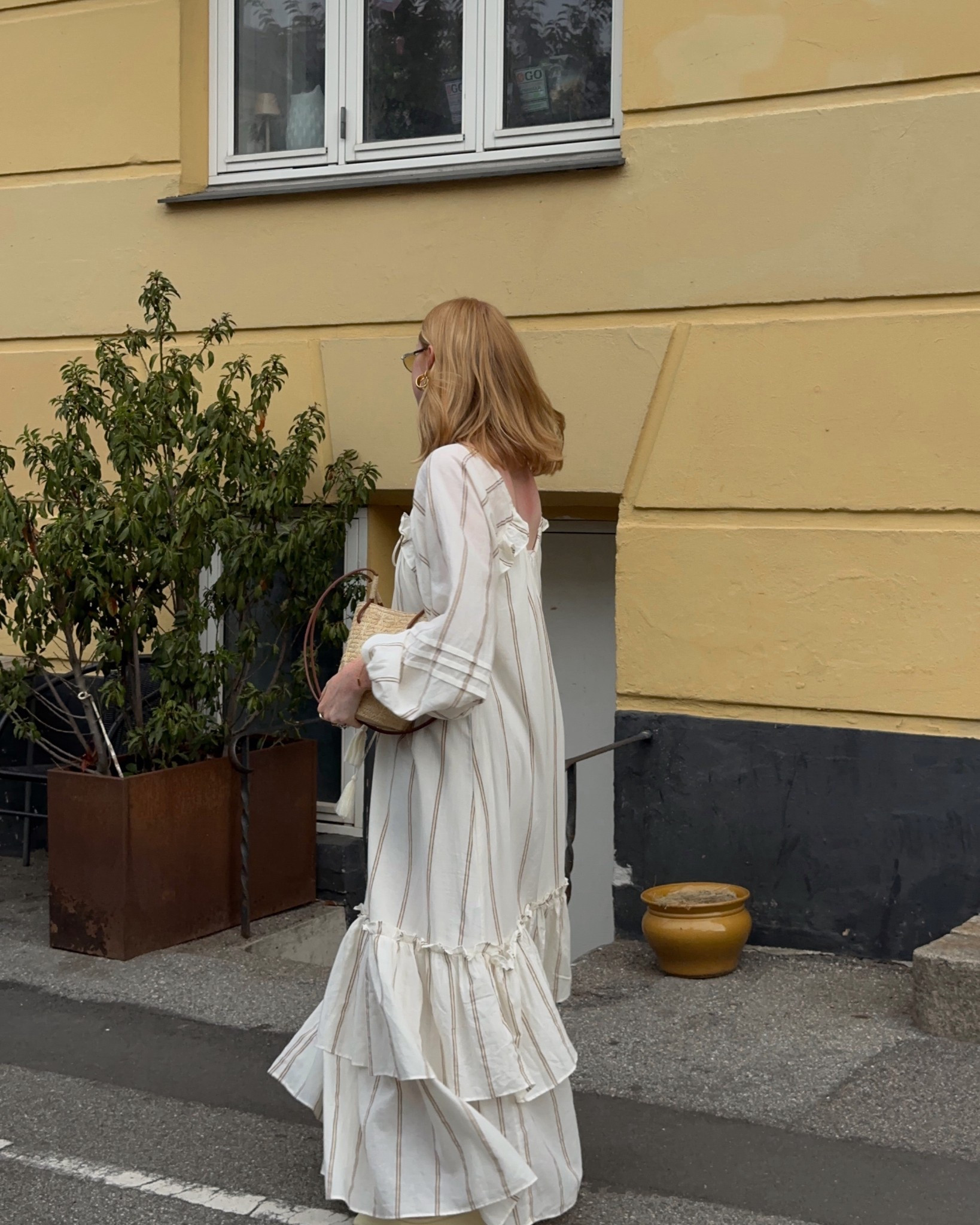 ASOS, Maxi Dress, Long Sleeve Maxi Dress, Neutrals, Basket Bag, Sezane, Shoulder Bag, Ballet Flats, Butter Yellow, CPHFW 

#LTKuk #LTKsummer #LTKeurope