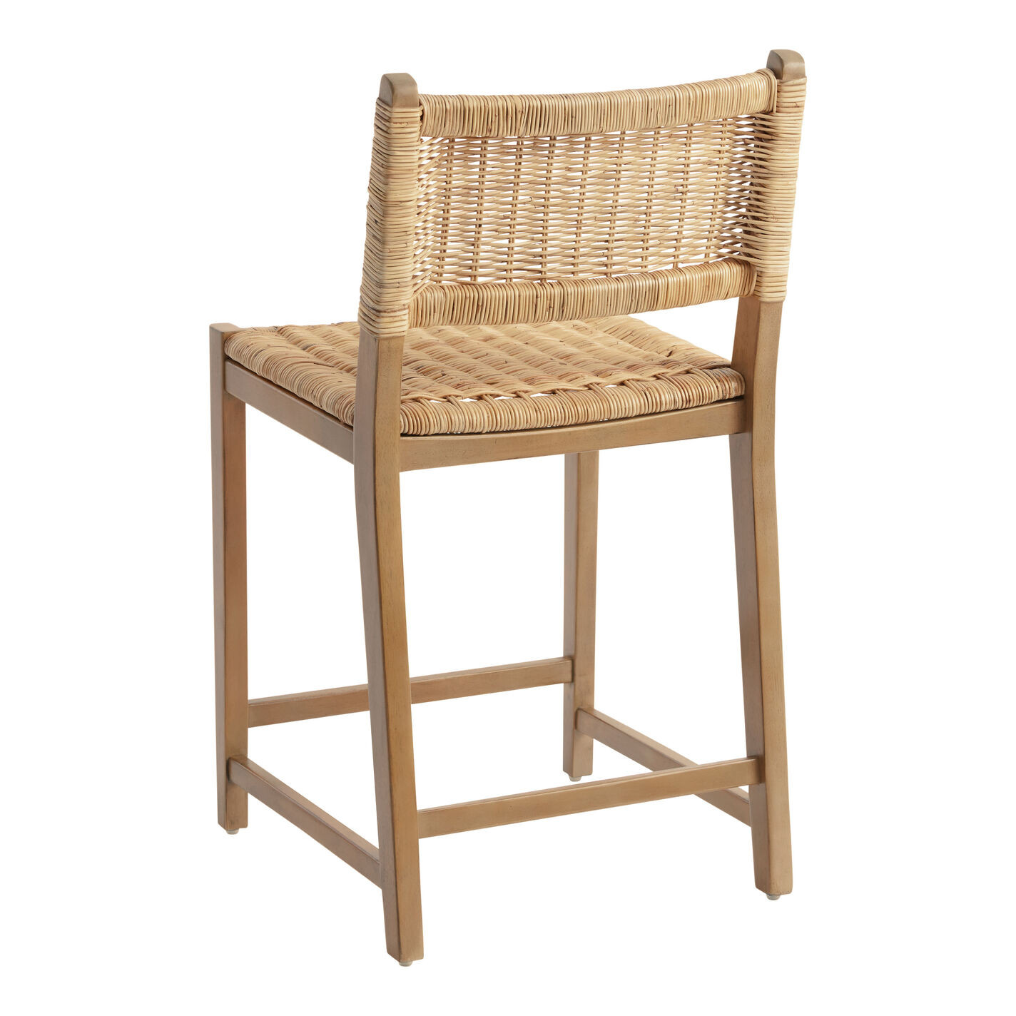 Amolea Wood and Rattan Counter Stool | World Market