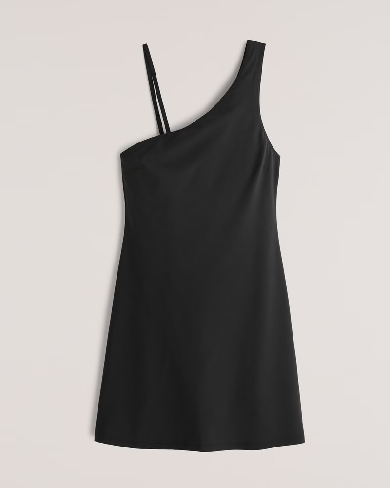 Women's One-Shoulder Traveler Mini Dress | Women's Dresses & Jumpsuits | Abercrombie.com | Abercrombie & Fitch (US)