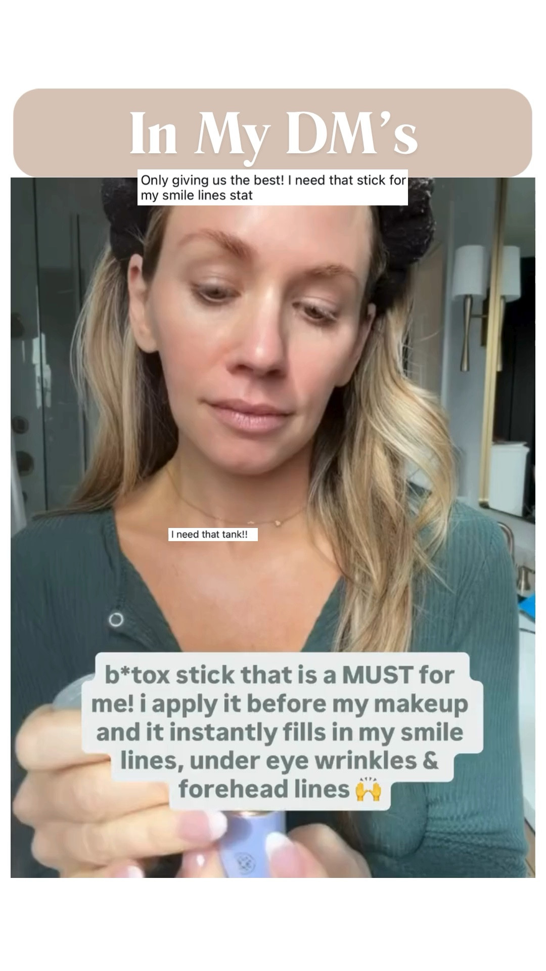 This product is like Botox in a stick! It perfectly fills in fine lines and wrinkles so that your makeup fits beautifully on your skin!

#LTKBeauty #LTKgrwm #LTKselfcare