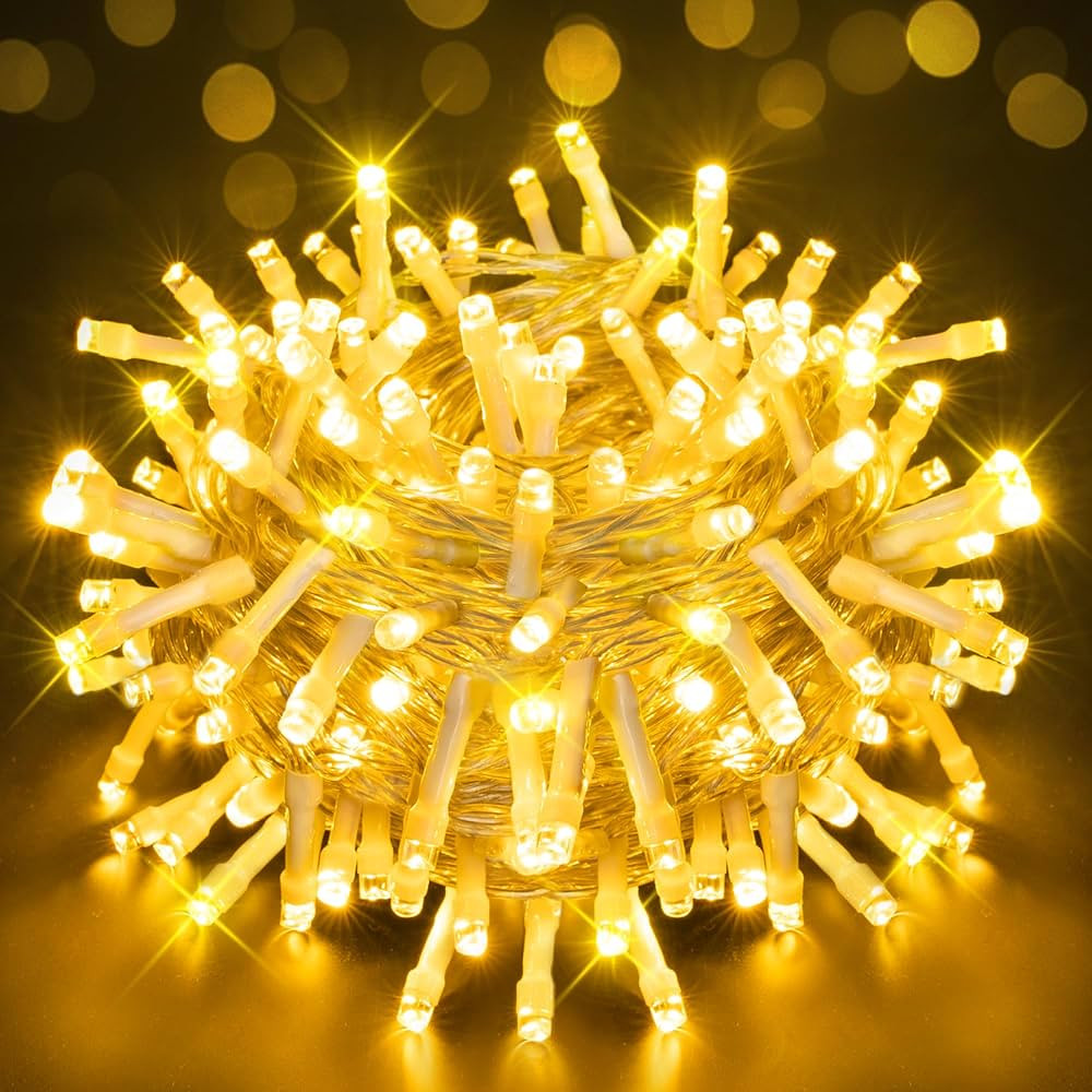 Ollny Fairy Lights Battery Operated- 10m 100 LEDs Bright Battery Powered String Lights, Small Wat... | Amazon (UK)