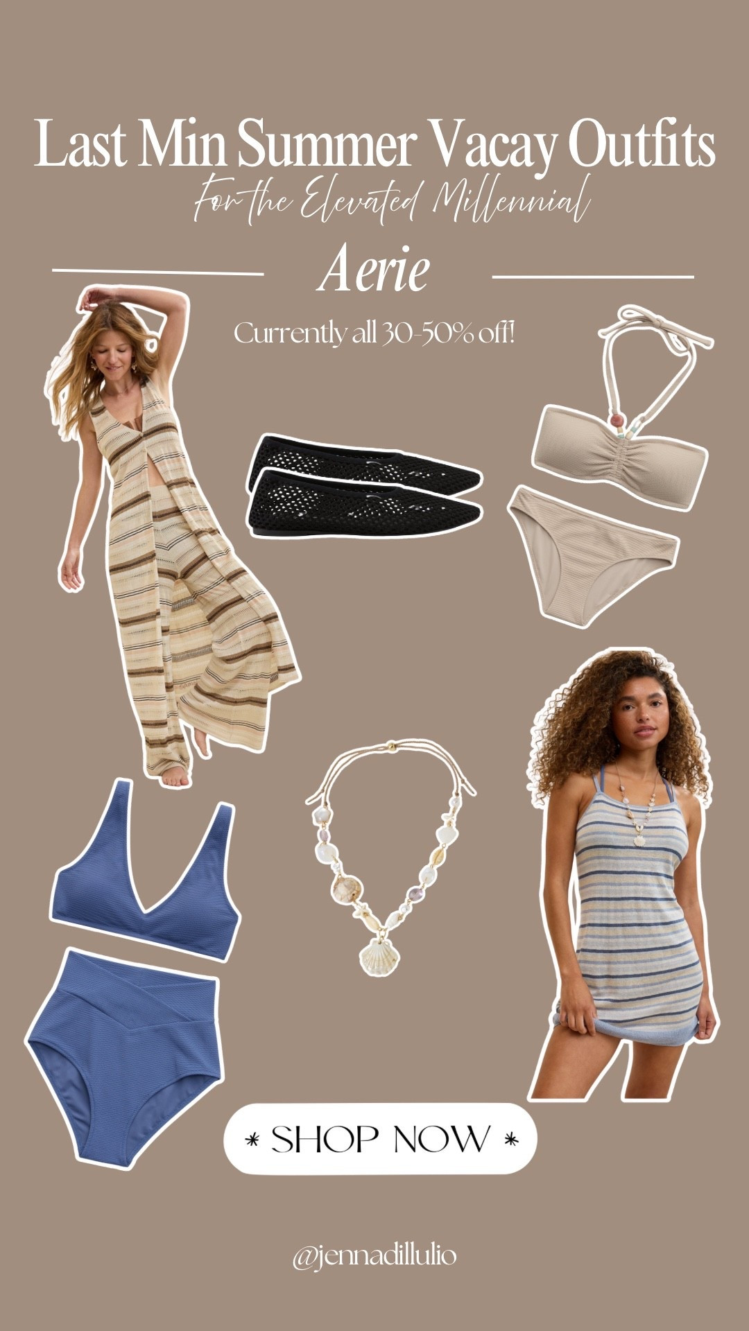 Aerie is currently running a 30-50% off sale! Here are some cutie vacay outfits that are included!😍

#LTKSaleAlert #LTKootd #LTKSwim