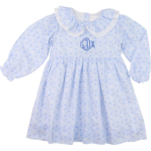 Blue Mini Floral Dress | Cecil and Lou