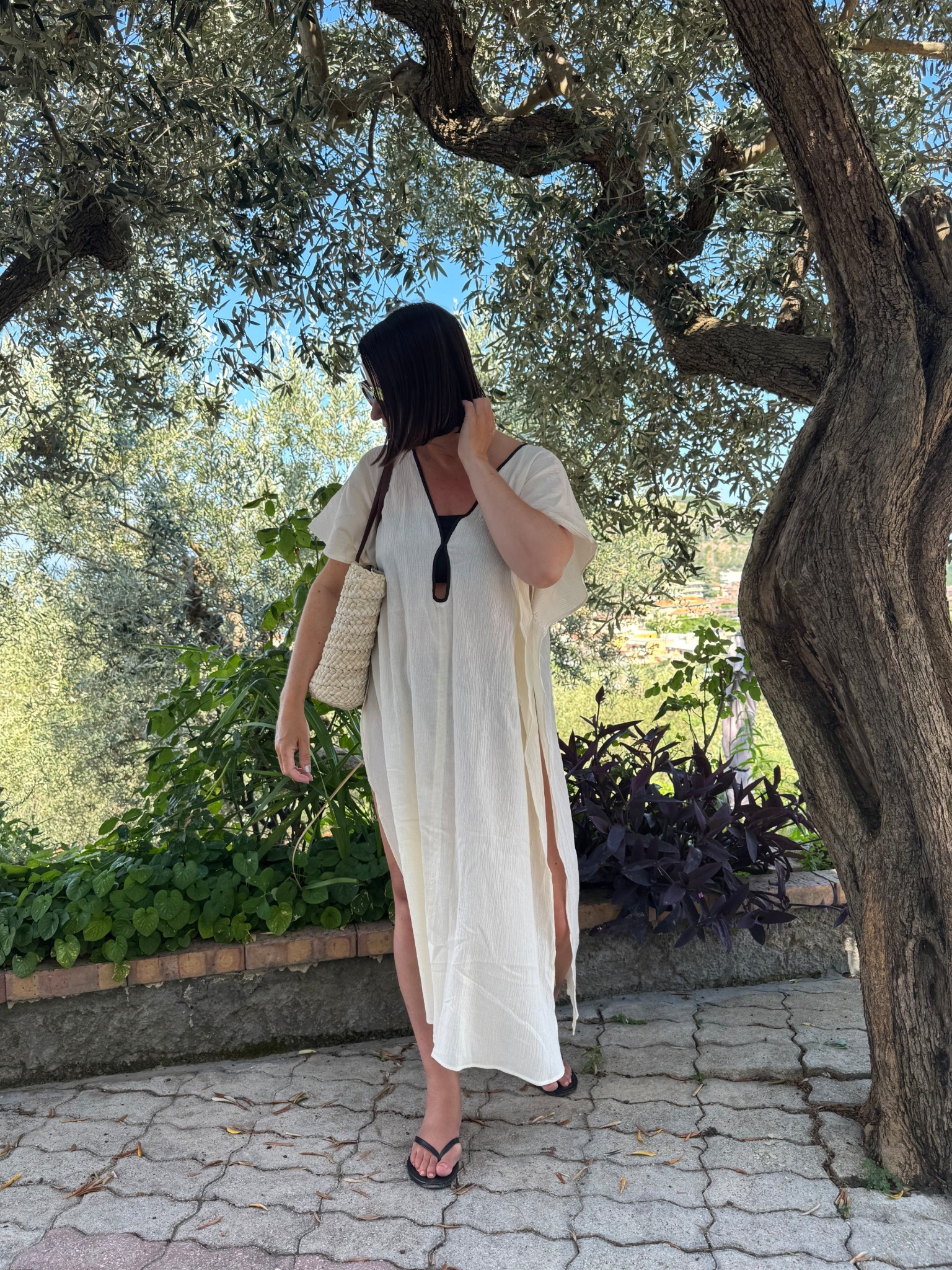 Perfect summer pool attire 
Summer kaftan 
Sleepers tapered flip flops

#LTKsummer #LTKeurope #LTKuk