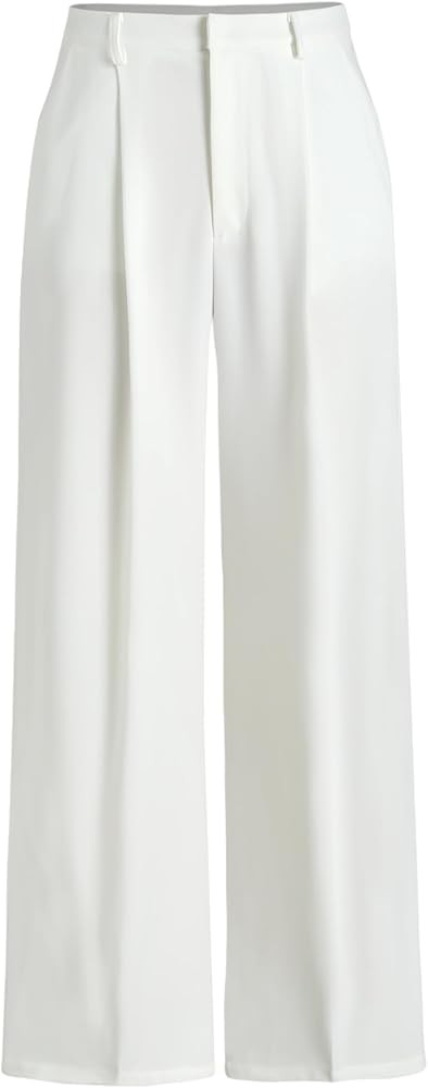 CIDER High Waist Pleated Wide Leg Pants | Amazon (US)