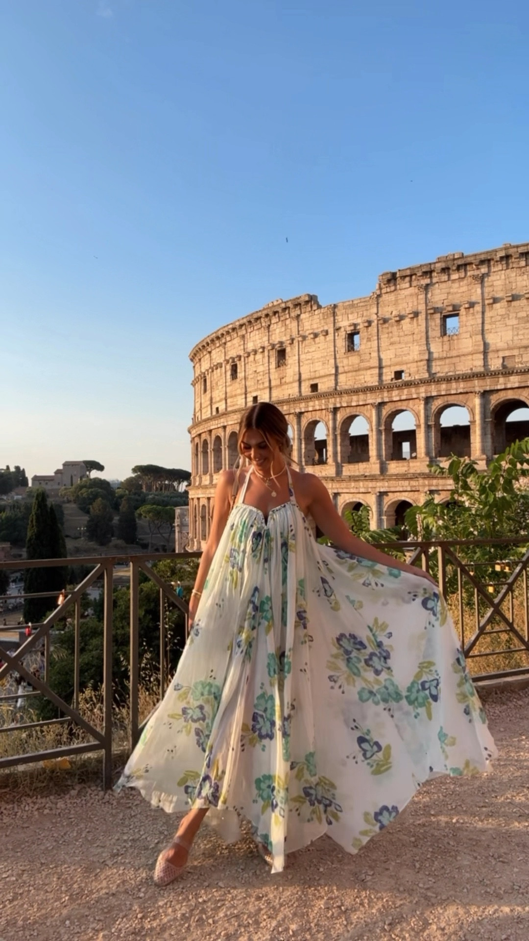 Wearing size small in this dress! 