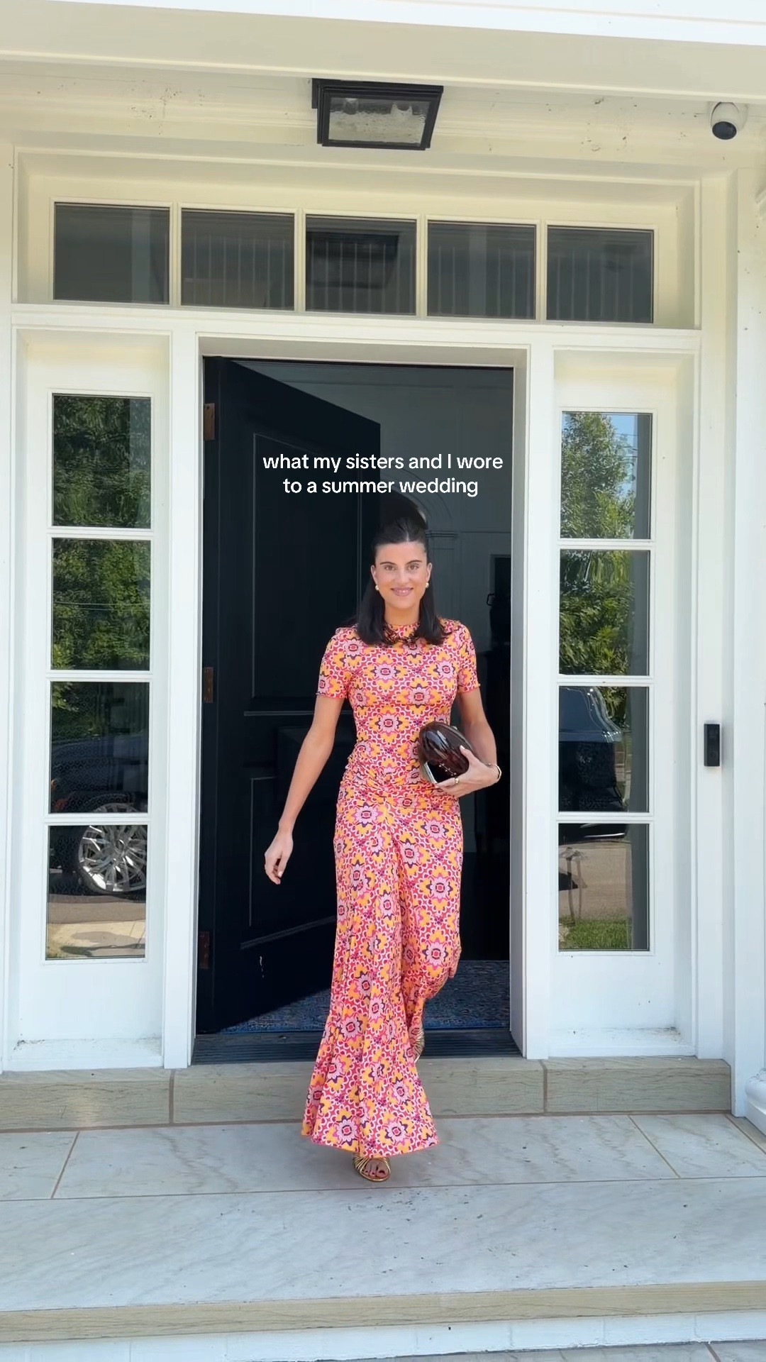 What my sister’s wore to a summer wedding!