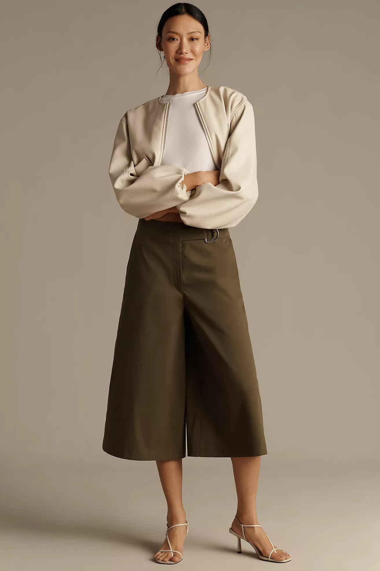 Exquise Belted Culotte Pants | Anthropologie (US)