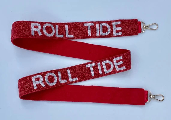 Bama Beaded Purse Straps University of Alabama Football - Etsy | Etsy (US)