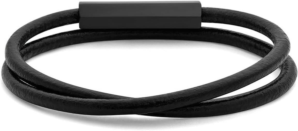 MVMT Men's Double Leather Wrap Bracelet | Amazon (US)