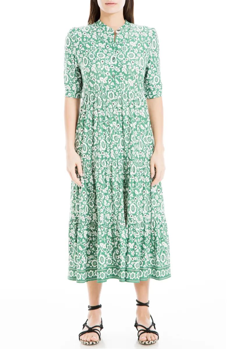 Floral Button Front Baby Doll Dress | Nordstrom Rack