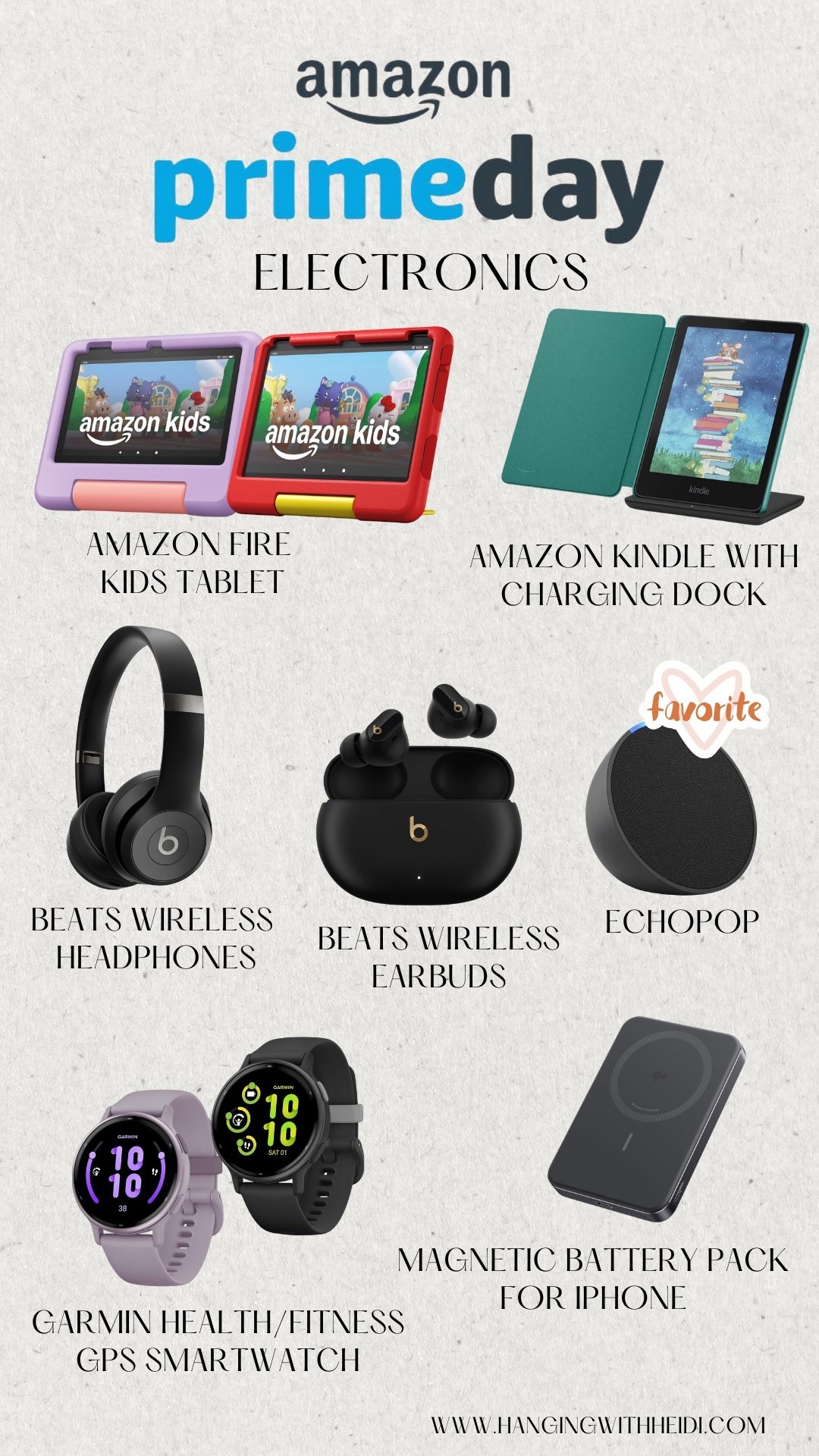 Amazon Prime Day Deals
Electronics 

#LTKSaleAlert