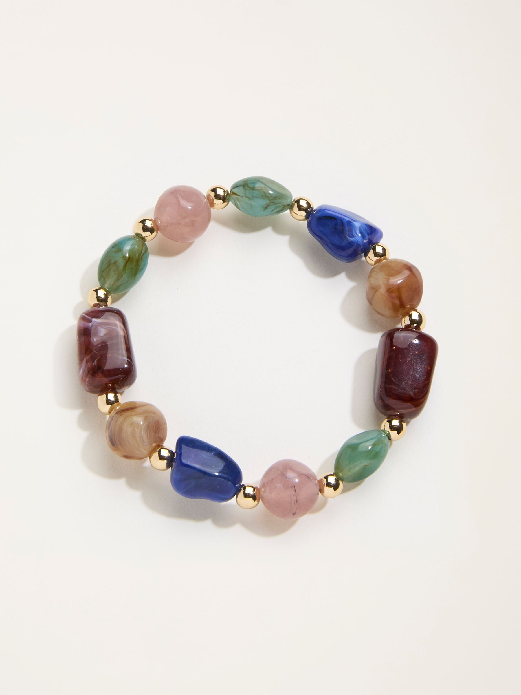 Multi Colour Large Bead Bracelet | FatFace | Fat Face