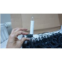 32 Clip On Faux Drip Candle Lights, Christmas Tree Electric Power Plug Operated Vintage Night Light Bulb Garland, Extra Long Imitation Lamp | Etsy (US)